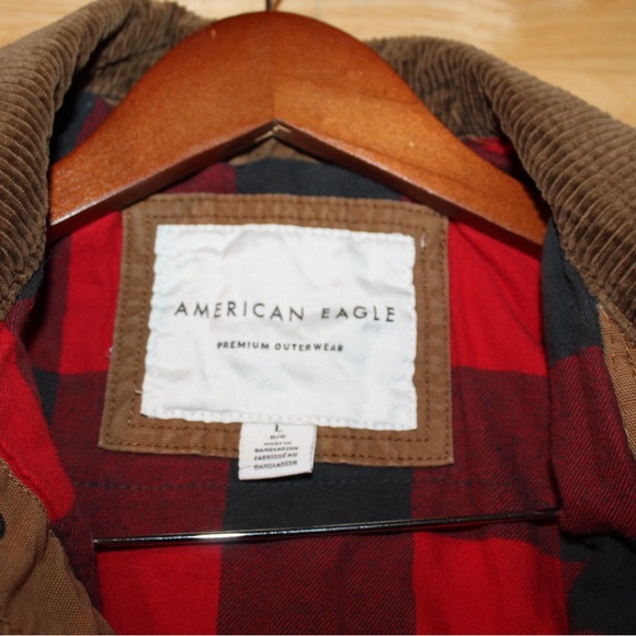 American Eagle Outfitters Brown Military Jacket - Picture 3 of 3